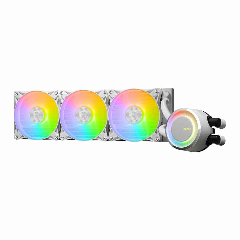 (image for) MSI MAG CORELIQUID E Series 360mm White Intel/AMD CPU Liquid Cooler